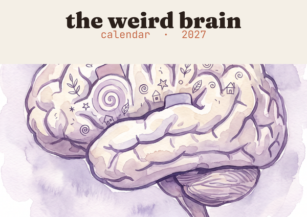 Weird Brain 2027 calendar cover